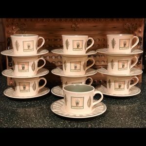 Pfaltzgraff - Naturewood 10 Cup & Saucer Sets